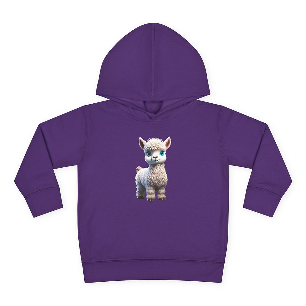 Thumbnail: Little Girl's Baby Girl Alpaca Fleece Hoodie
