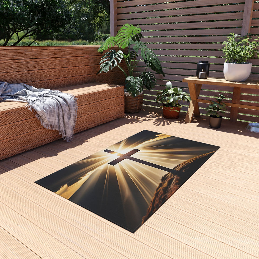 Thumbnail: Divine Cross Outdoor Rug