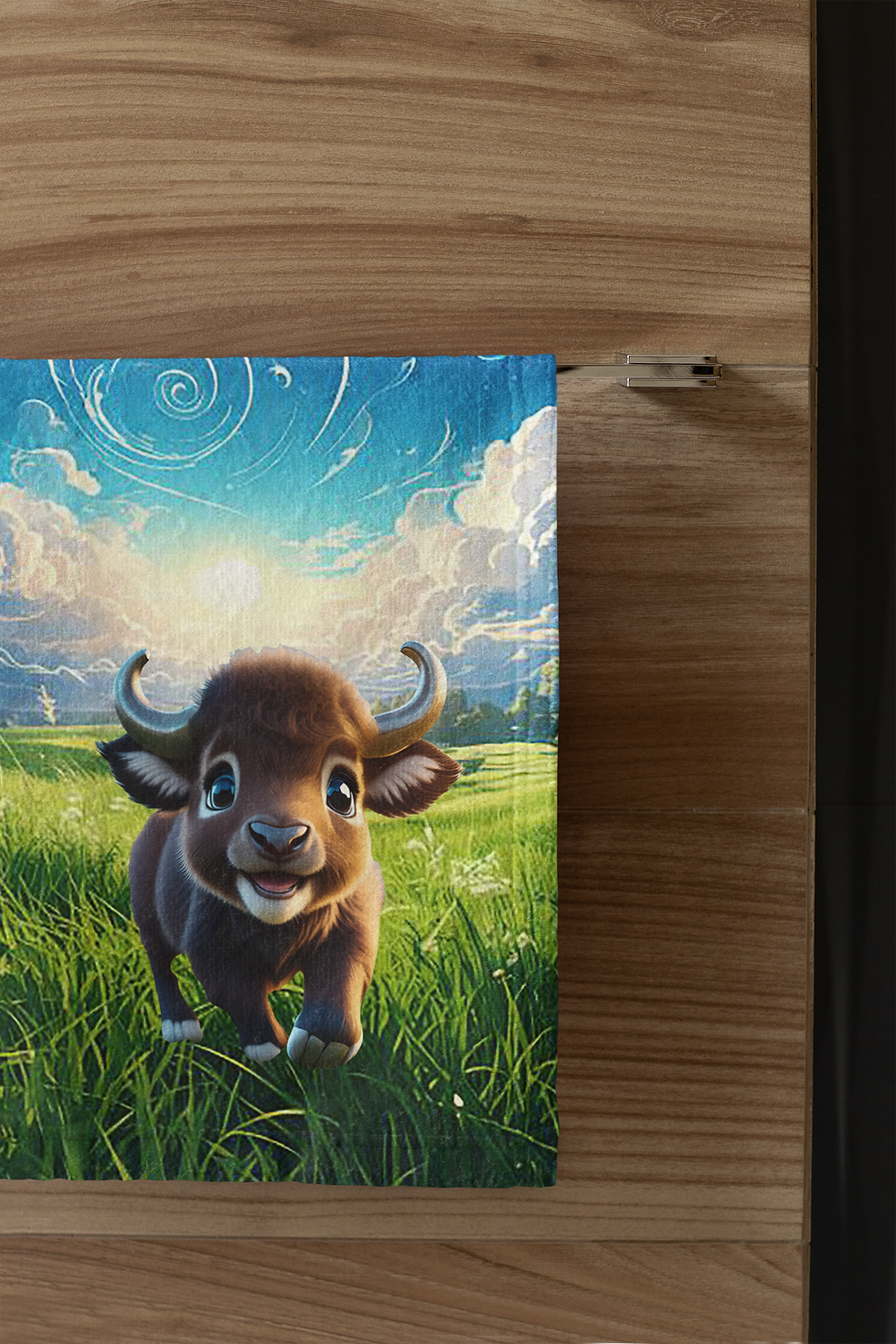 Thumbnail: Baby Buffalo Microfiber Bath / Beach Towel