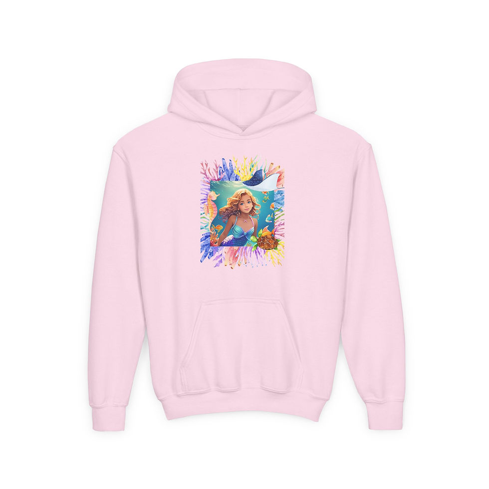 Thumbnail: Big Girl's Mermaid Hoodie