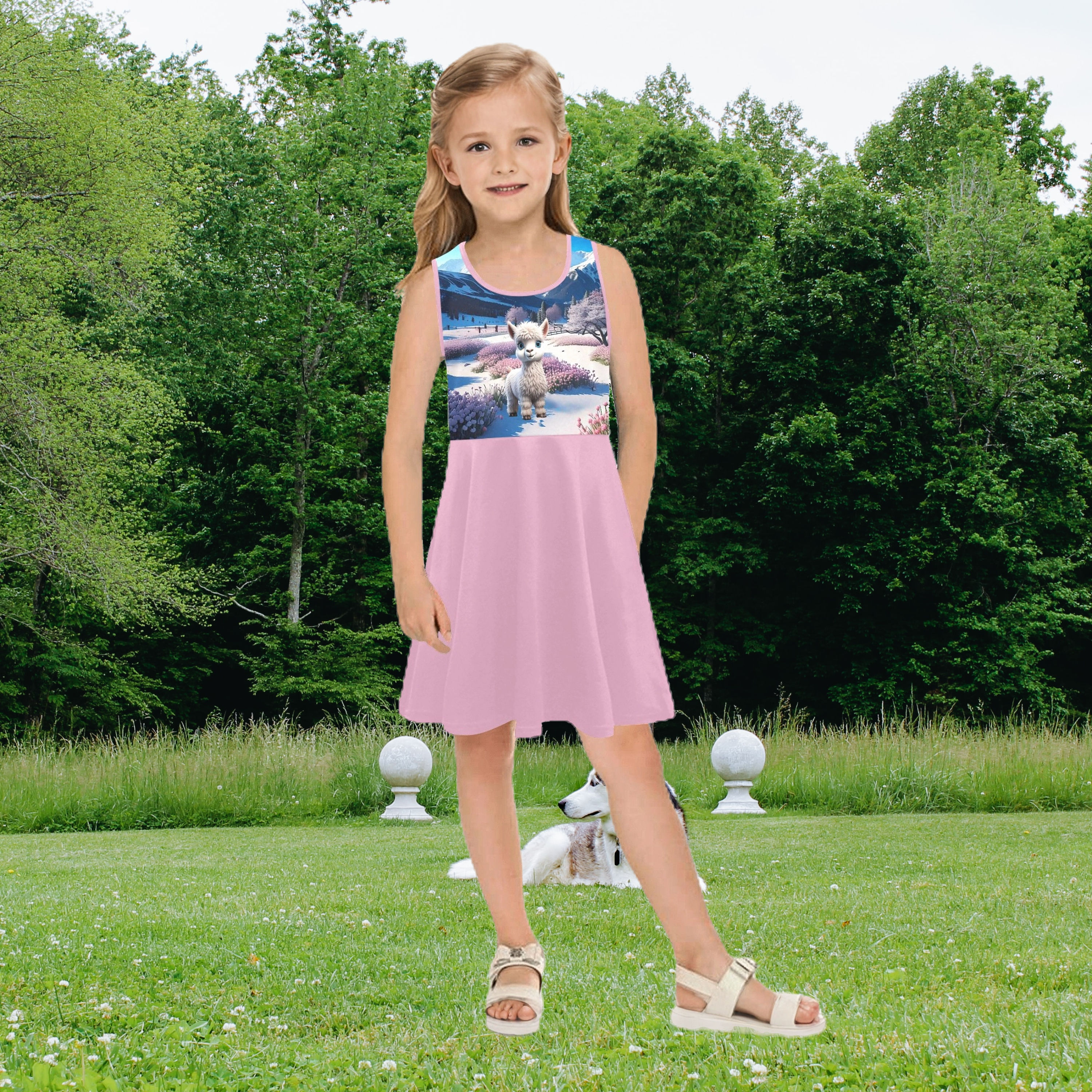 **Baby Girl Alpaca Sun Dress