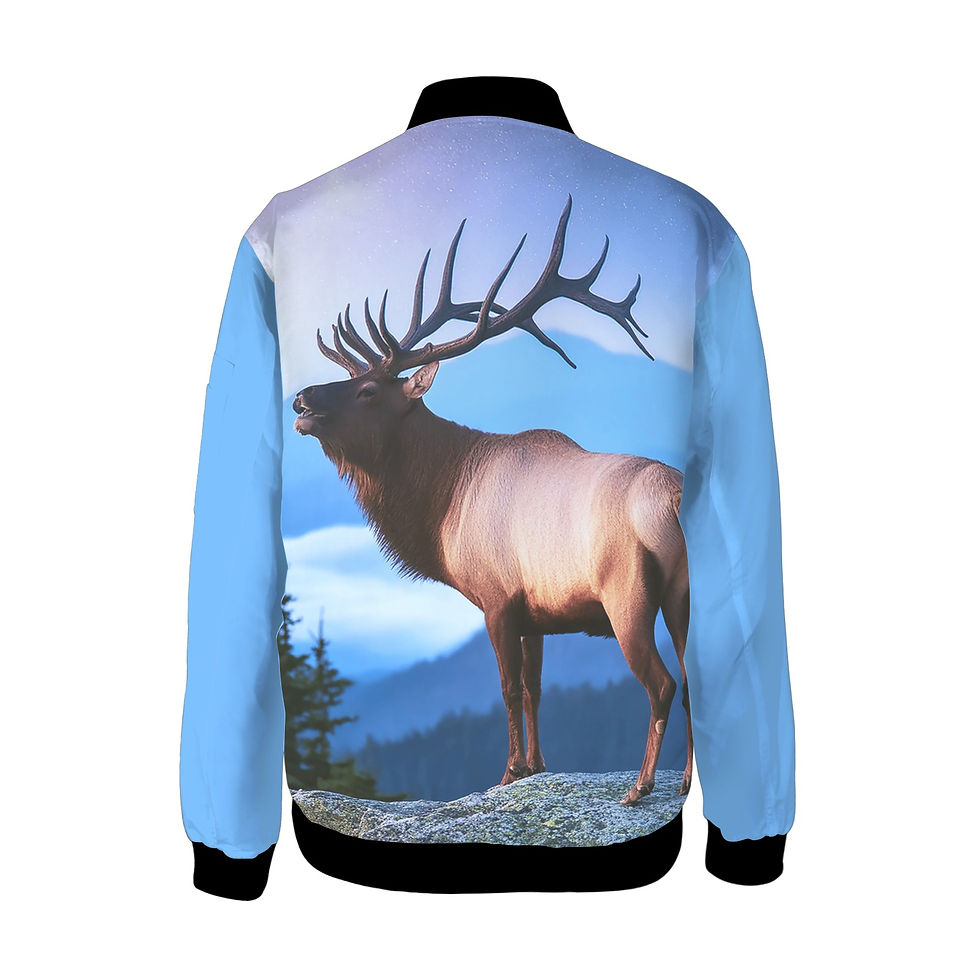Thumbnail: **Bugling Elk Bomber Jacket