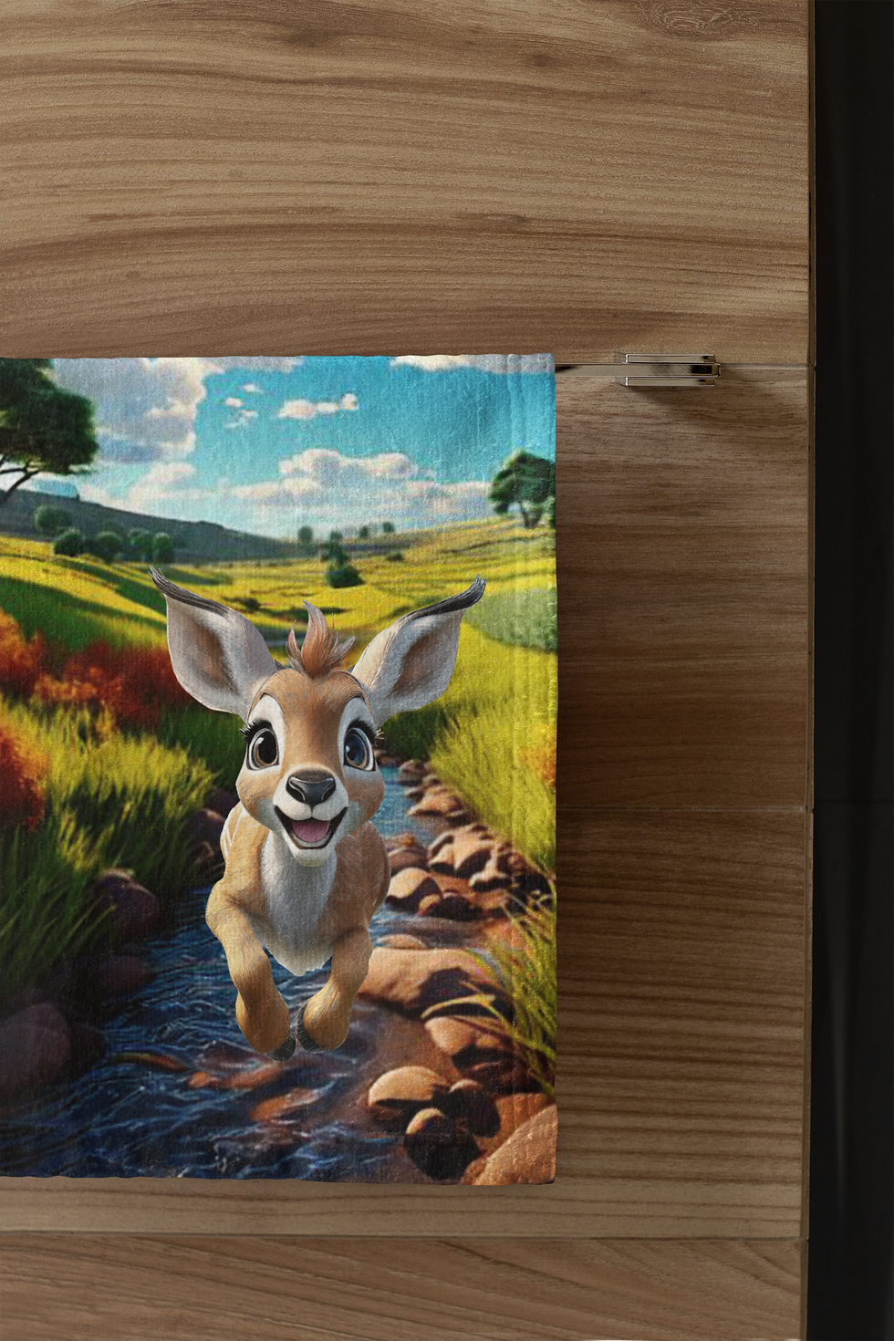 Thumbnail: Baby Antelope Microfiber Bath / Beach Towel