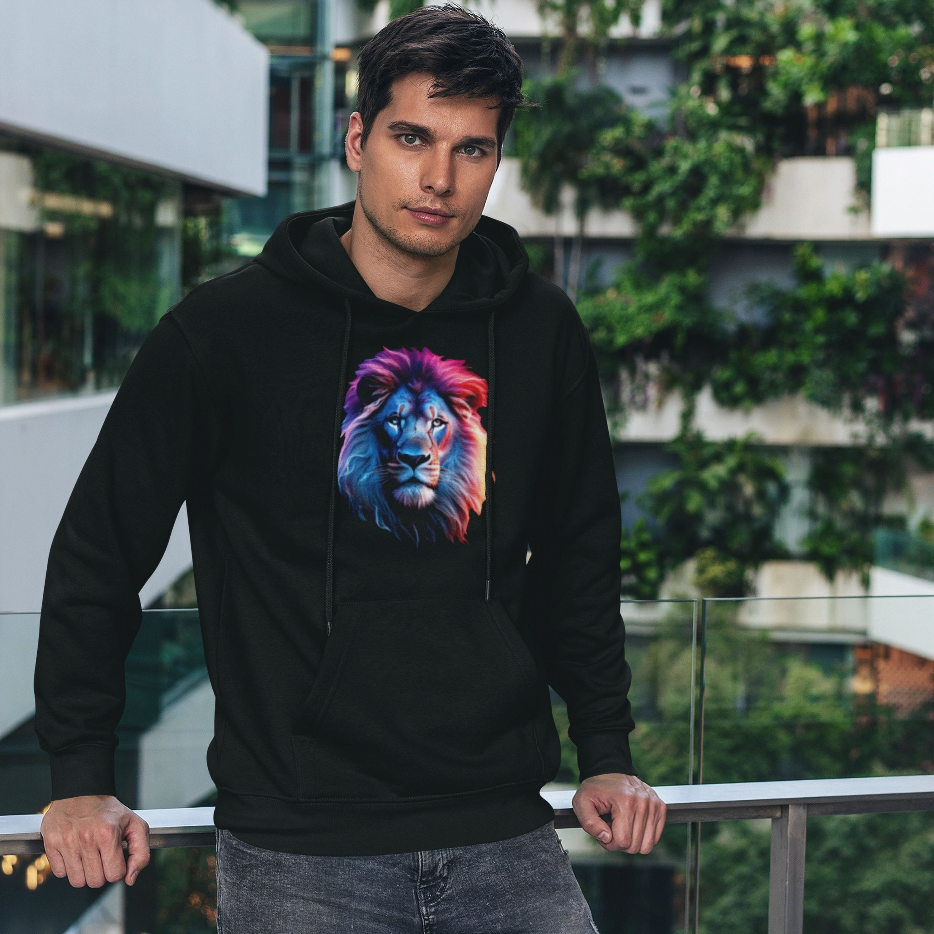 Colorful Lion Hoodie