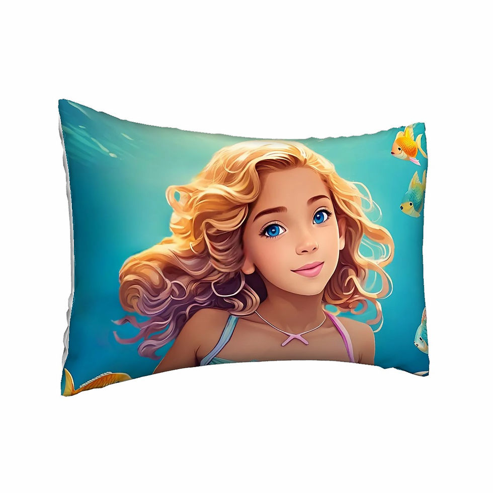 Thumbnail: Mermaid Satin Pillowcase with Hidden Zipper