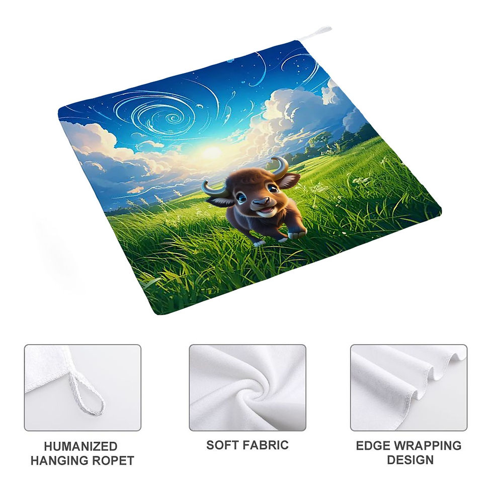 Thumbnail: Baby Buffalo Microfiber Wash Cloth