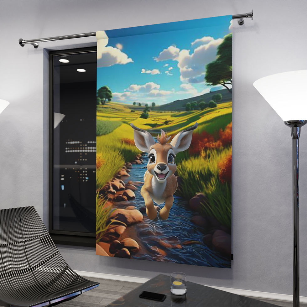 Thumbnail: Baby Antelope Blackout Curtain #2