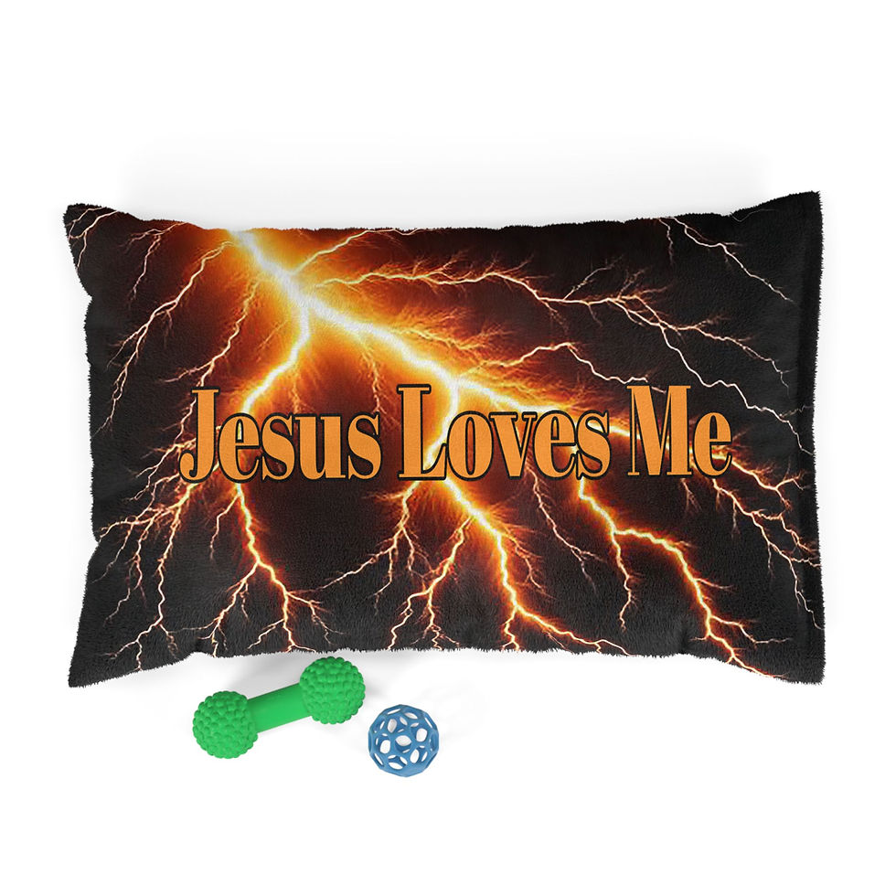 Thumbnail: Jesus Loves Me & Lightning Pet Bed 