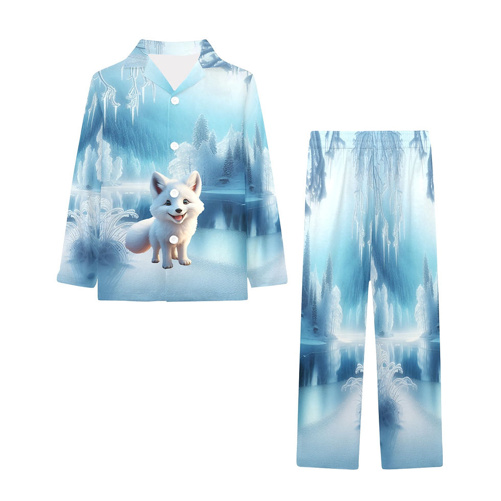 Thumbnail: **Little Girl's Baby Arctic Fox Pjs