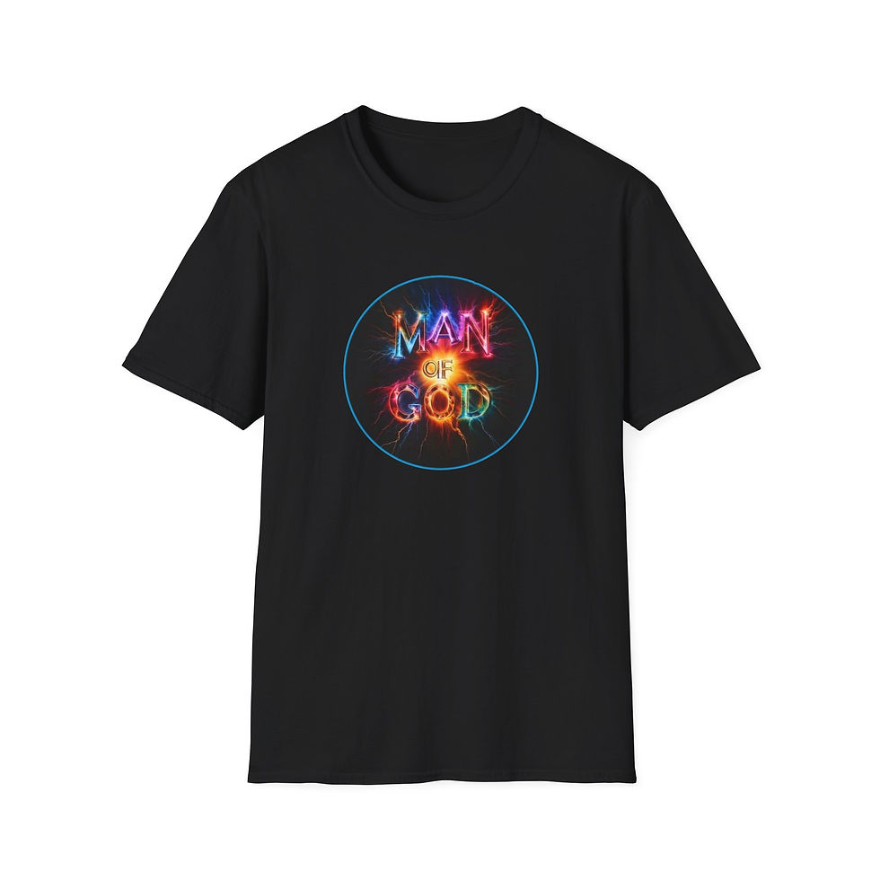 Thumbnail: "Man of God" Softstyle Tee W/Scripture