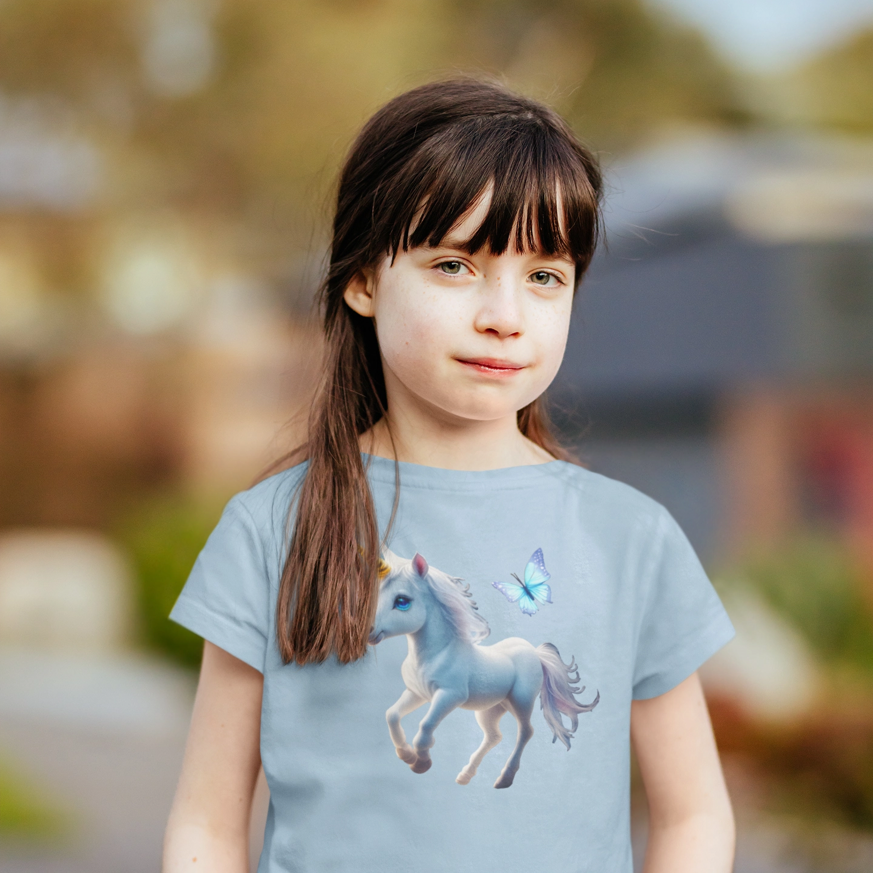 Big Girl's Baby Unicorn Softstyle Tee