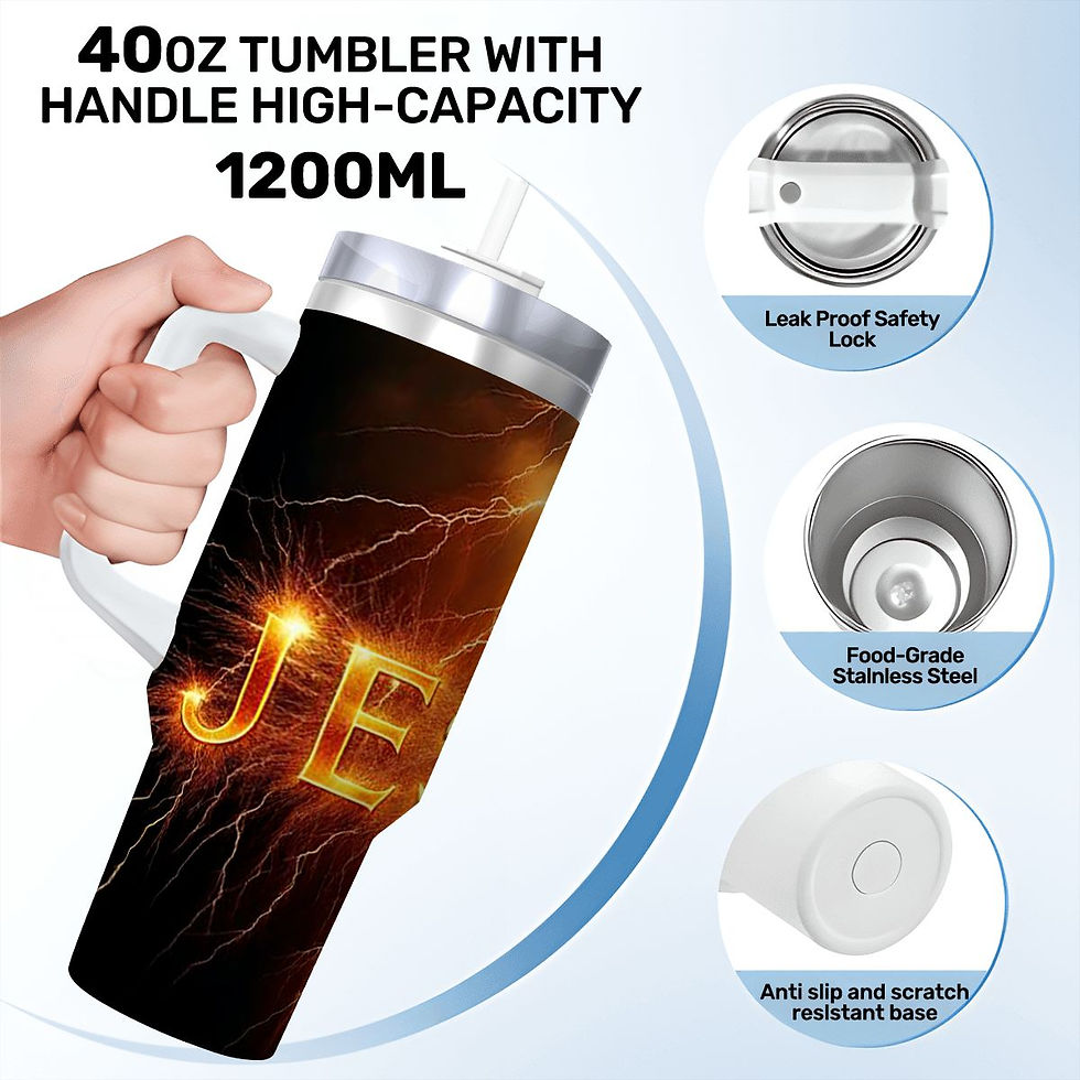 Thumbnail: Jesus Lightning 40oz. Travel Mug