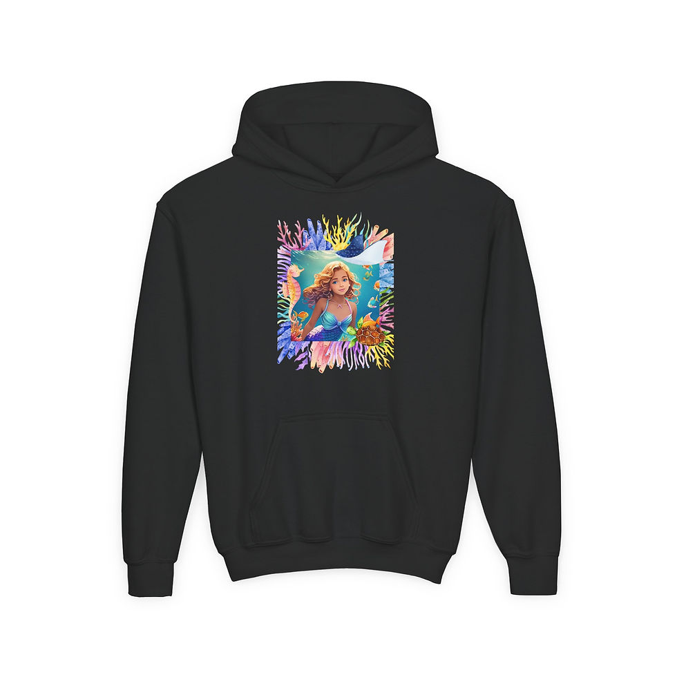 Thumbnail: Big Girl's Mermaid Hoodie