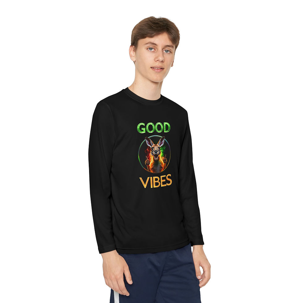 Thumbnail: Good Vibes Youth Long Sleeve Tee