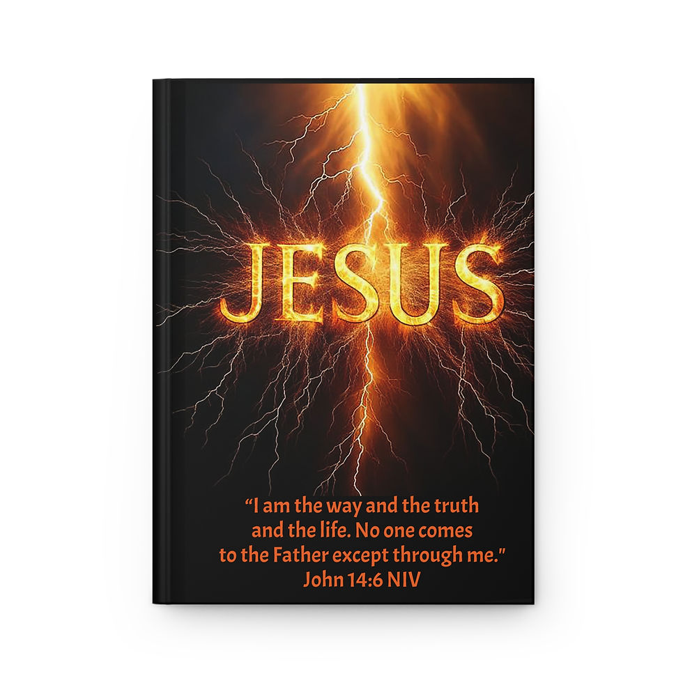 Thumbnail: Jesus in Lightning Hardcover Journal