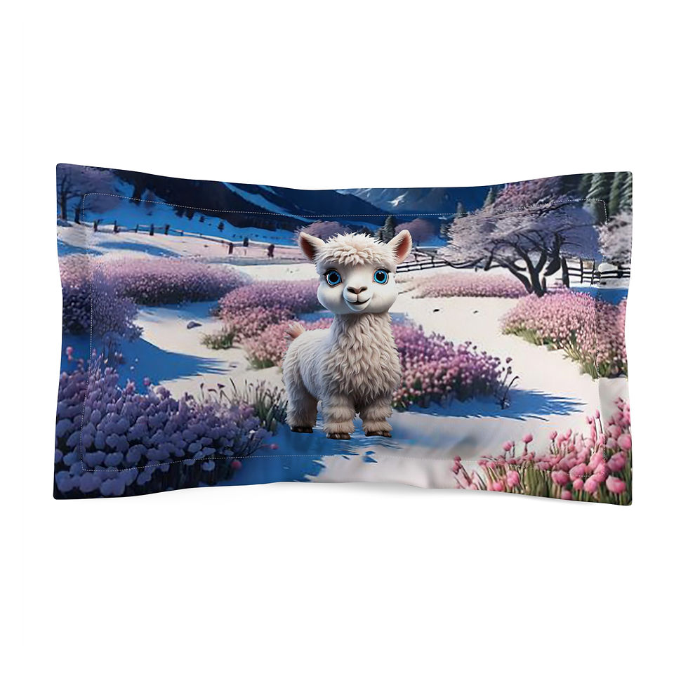 Thumbnail: Baby Girl Alpaca Pillow Sham