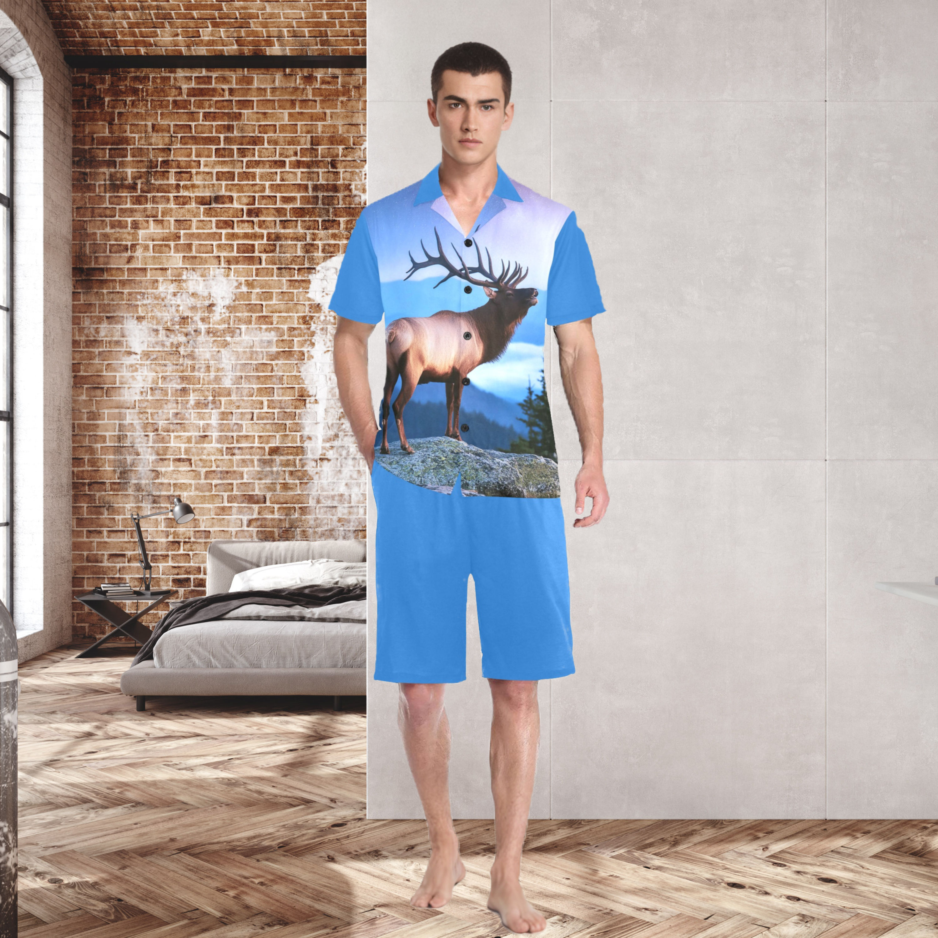 **Bugling Elk Short Pjs