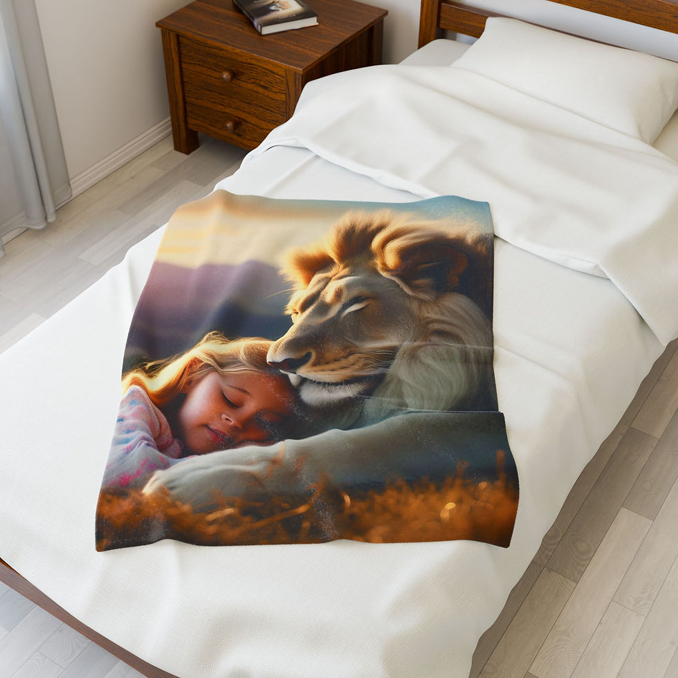 Thumbnail: Judah & Girl Velveteen Blanket