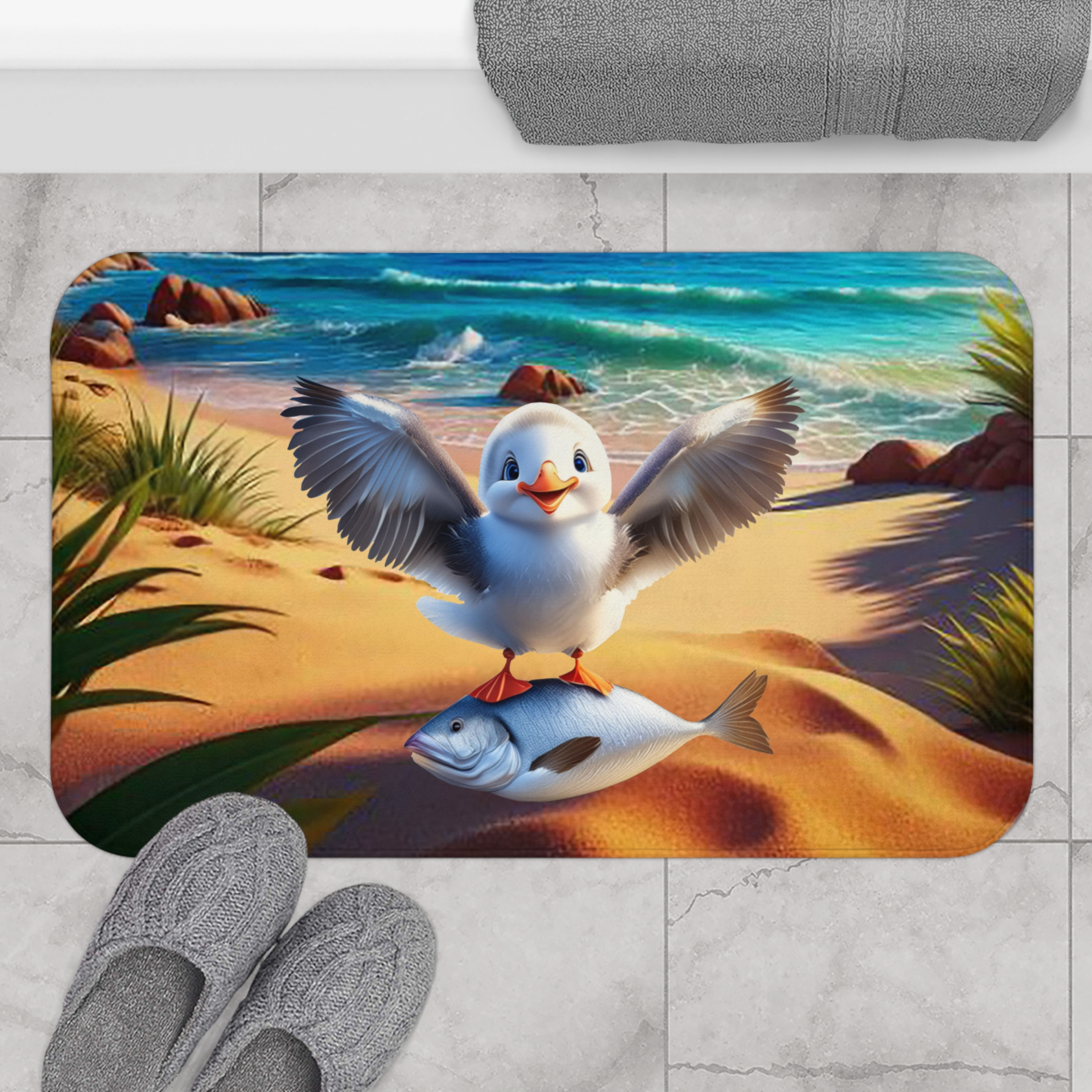 Baby Albatross Bath Mat