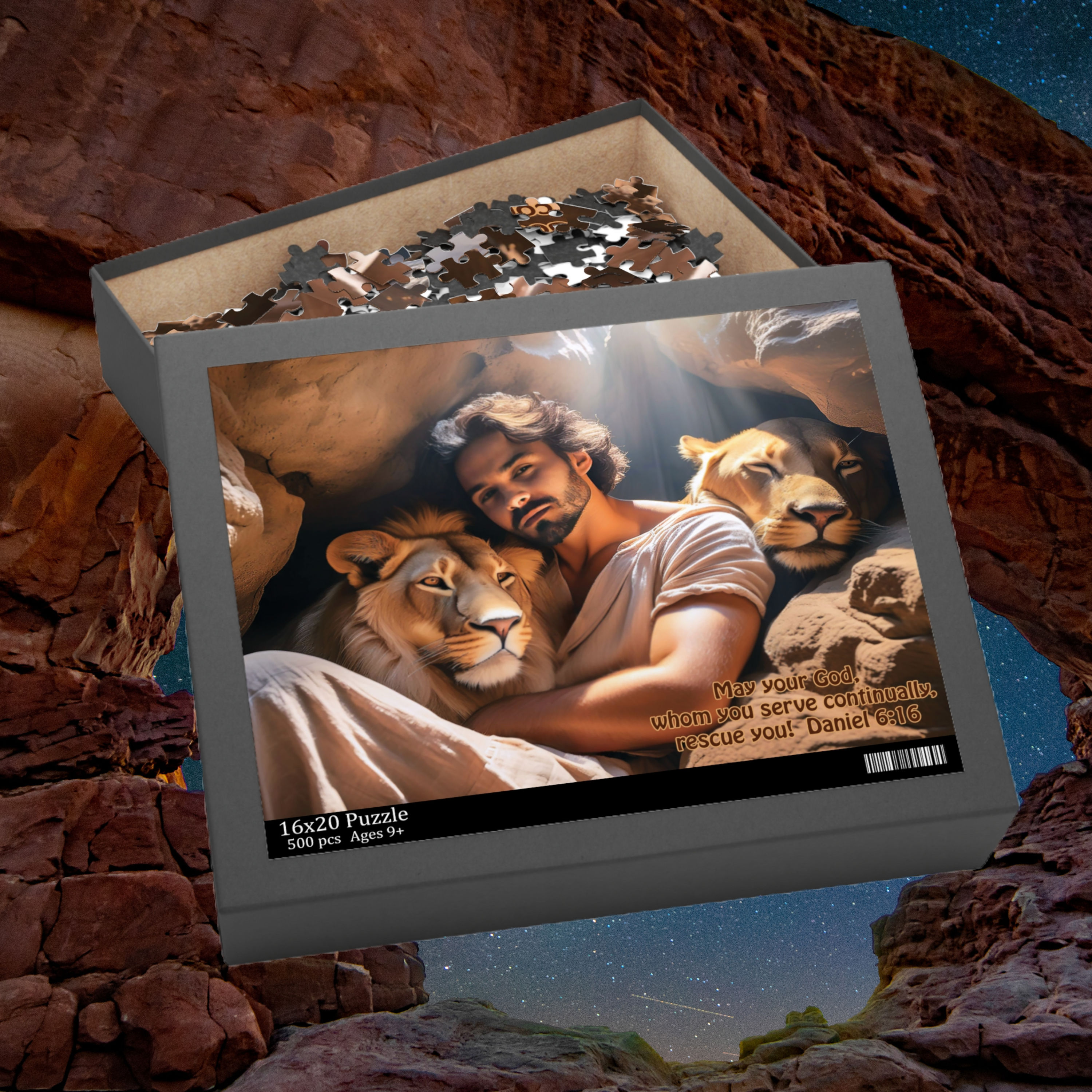 Daniel & Lions - 500 Pc. Puzzle