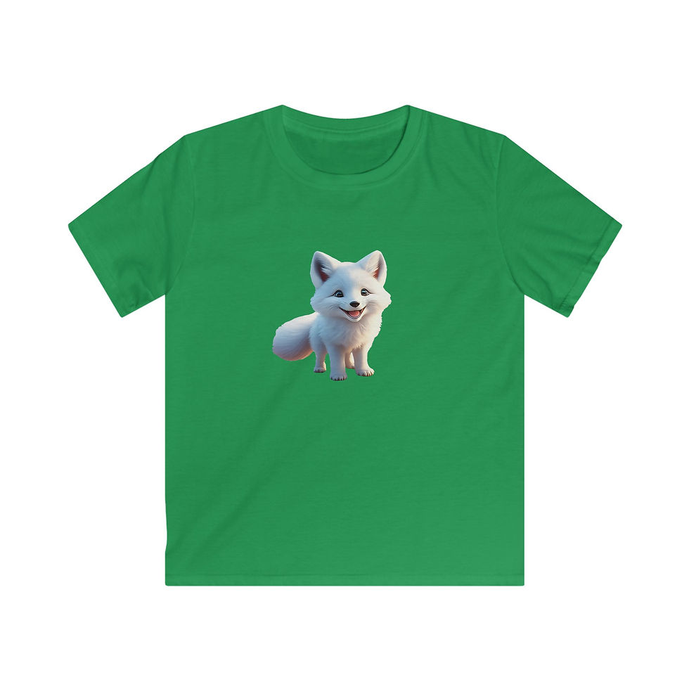 Thumbnail: Big Kid's Baby Arctic Fox Softstyle Tee