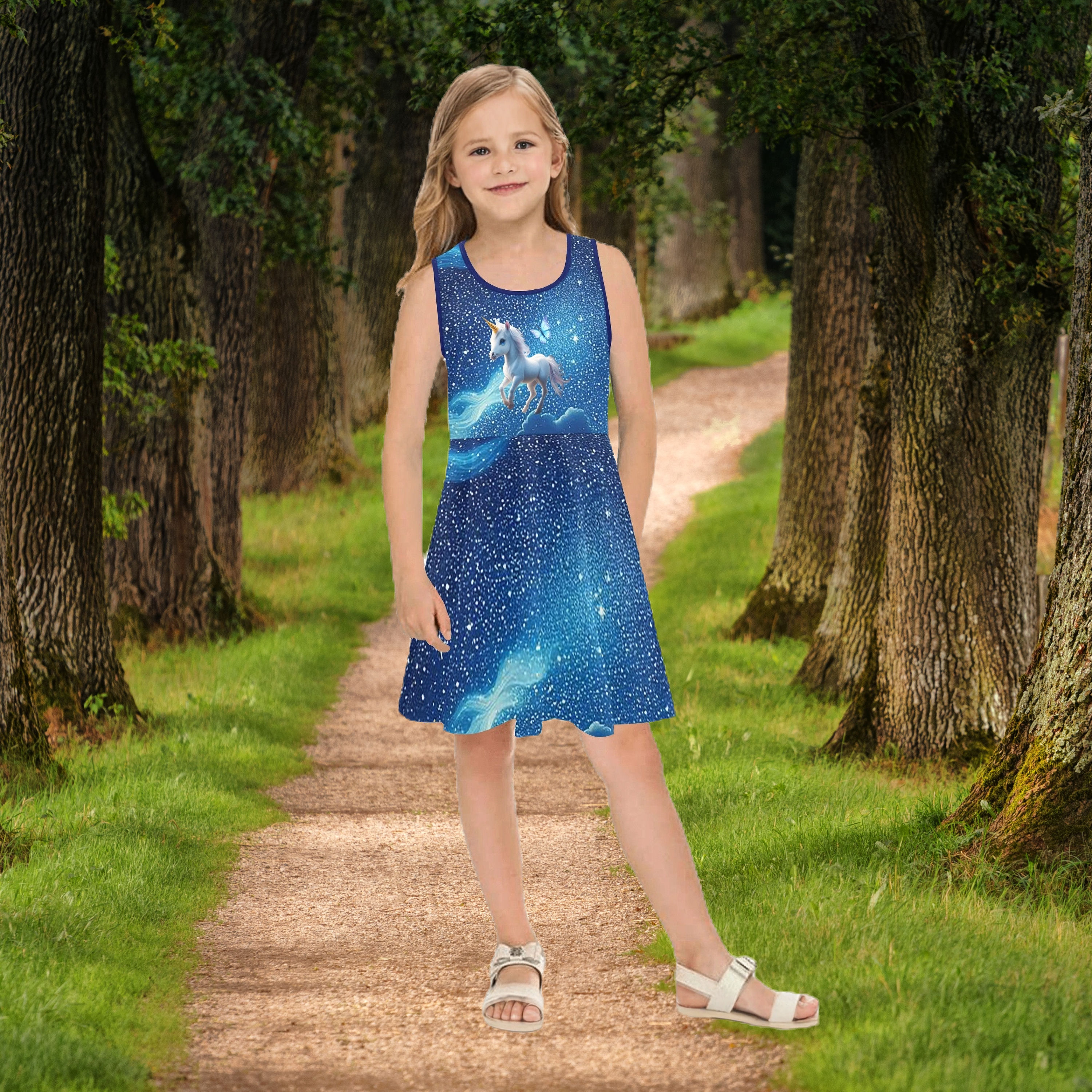 **Baby Unicorn Sun Dress