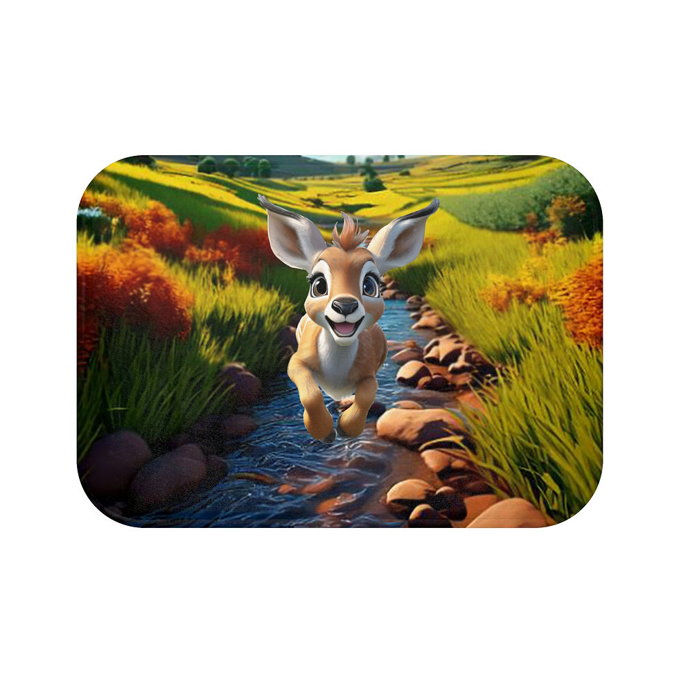 Thumbnail: Baby Antelope Bath Mat