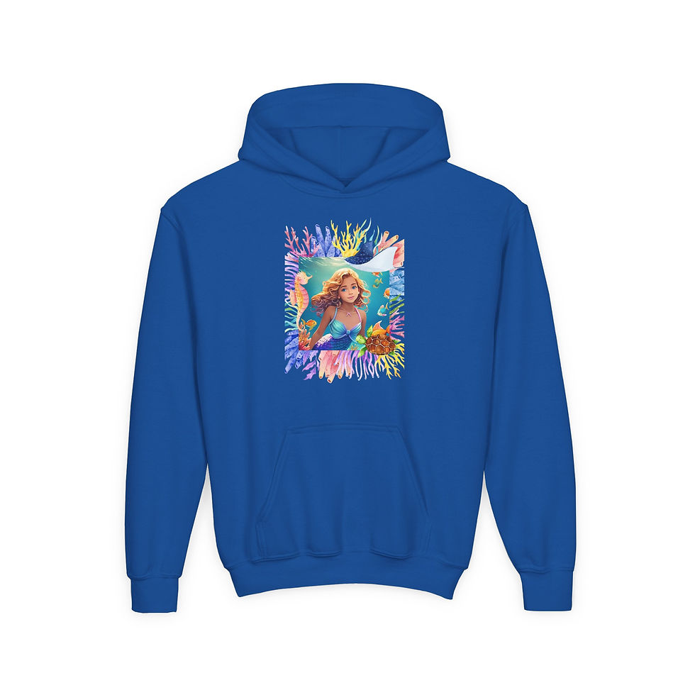 Thumbnail: Big Girl's Mermaid Hoodie