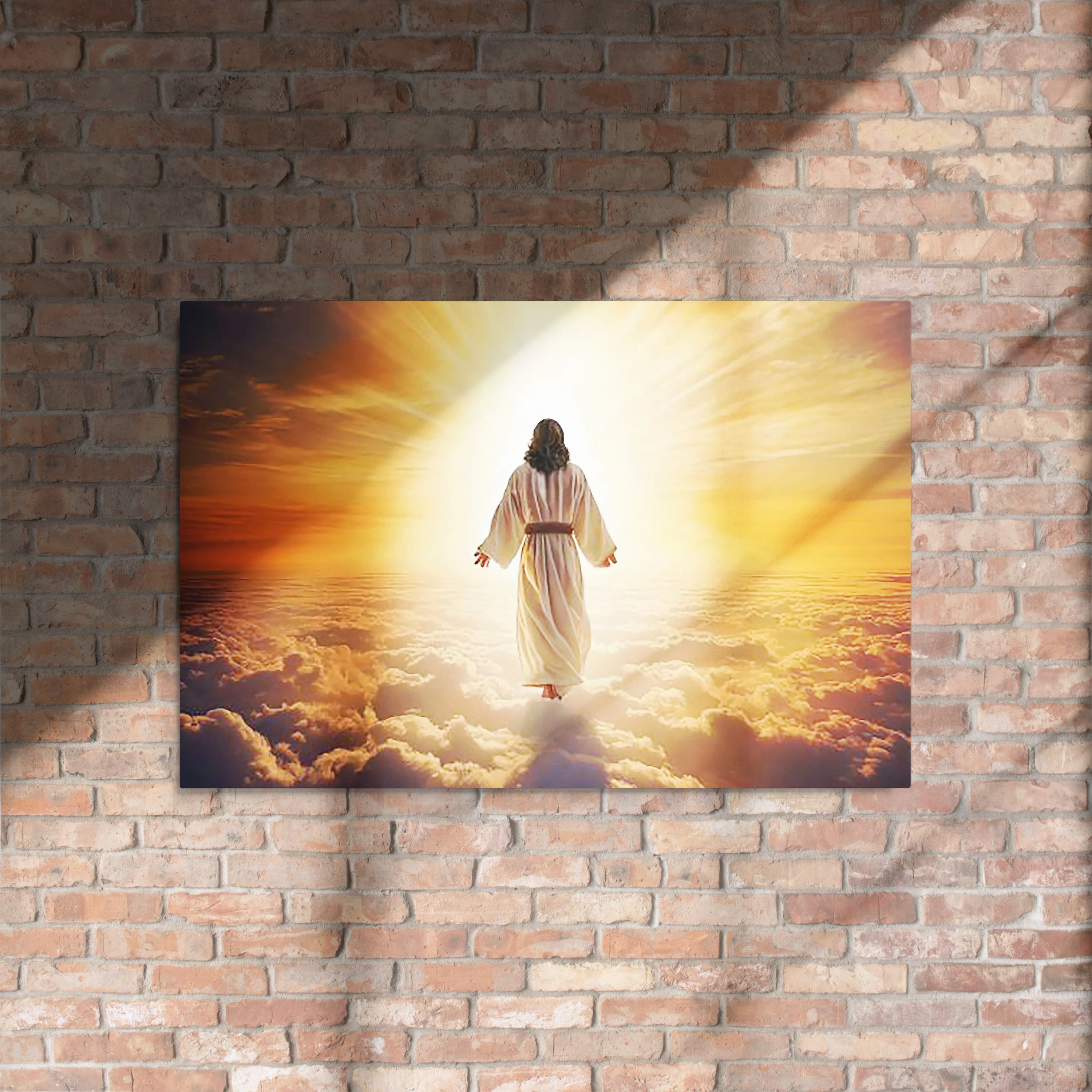 Jesus in Heaven Metal Print