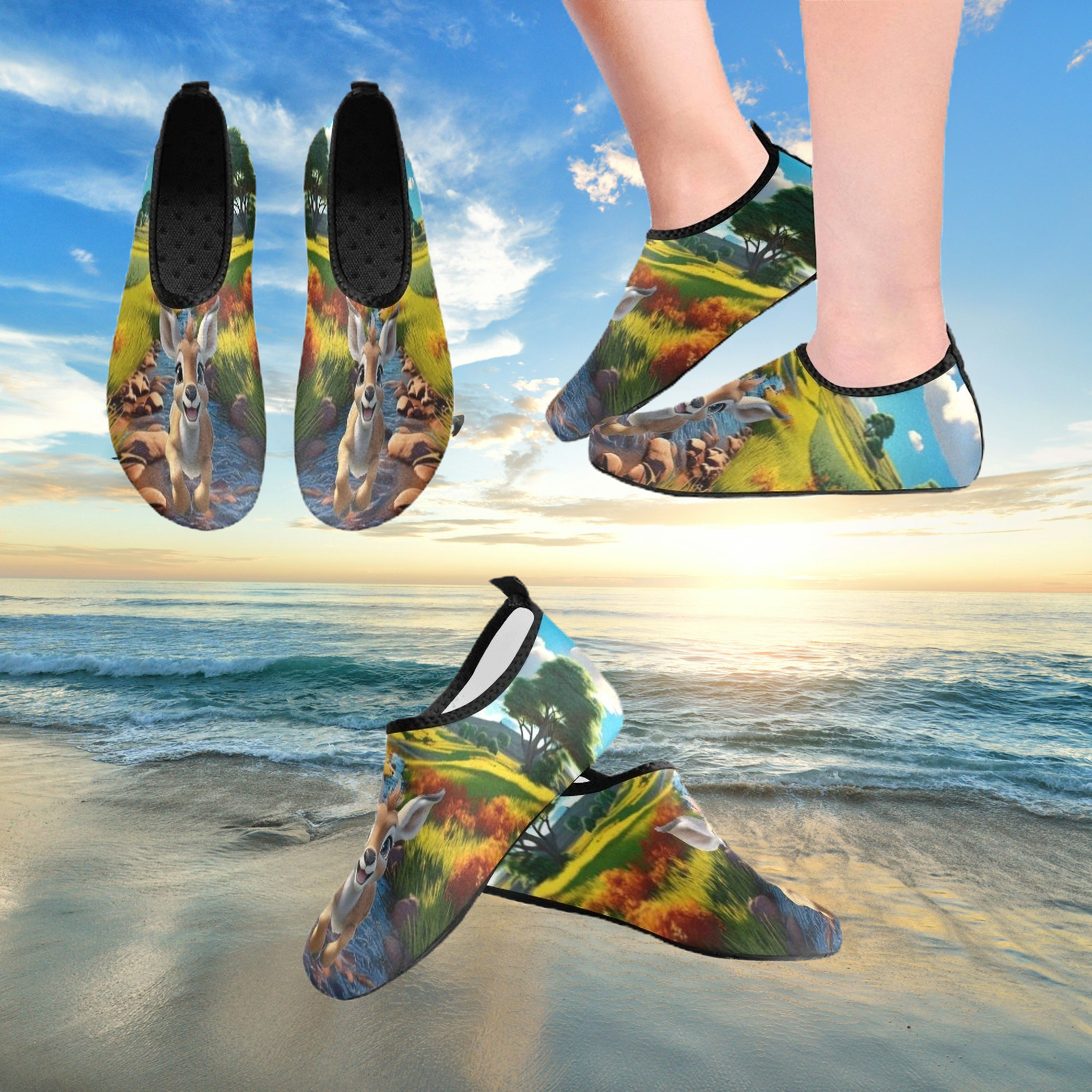 **Baby Antelope Aqua Socks