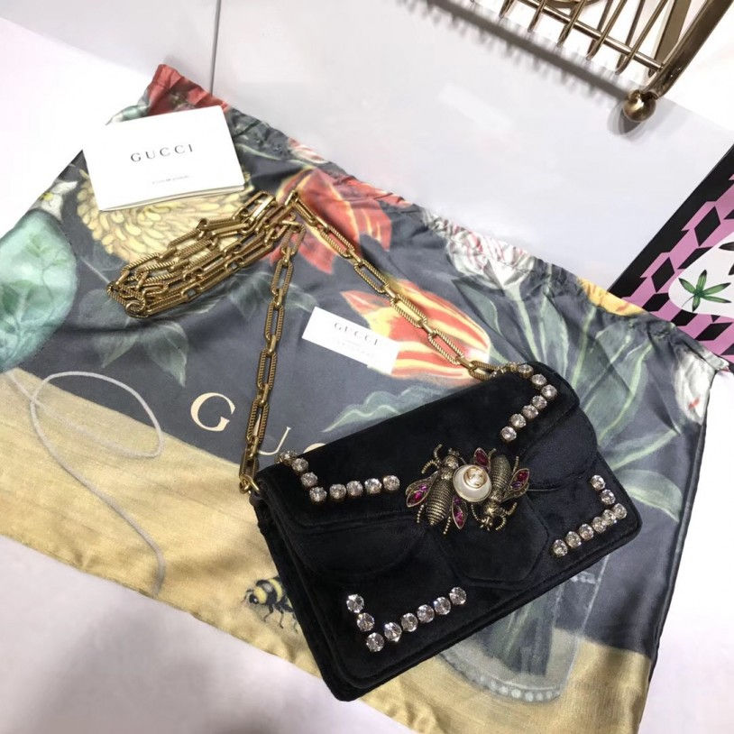 Thumbnail: Gucci Broadway Velvet Mini Bag