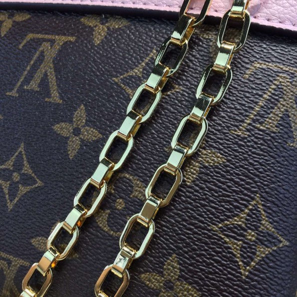 Thumbnail: LOUIS VUITTON Monogram Pallas Crossbody Leather Bag