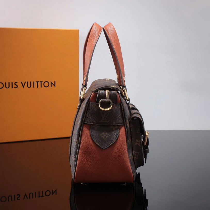 Thumbnail: LOUIS VUITTON Manhattan Toile Monogram Caramel Bag