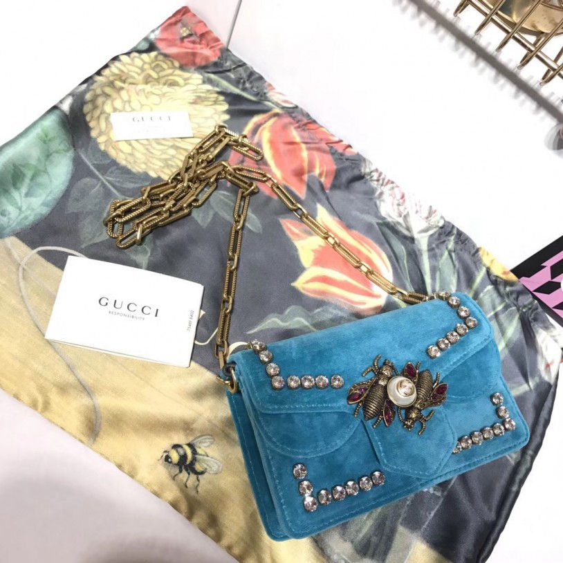 Thumbnail: Gucci Broadway Velvet Mini Bag