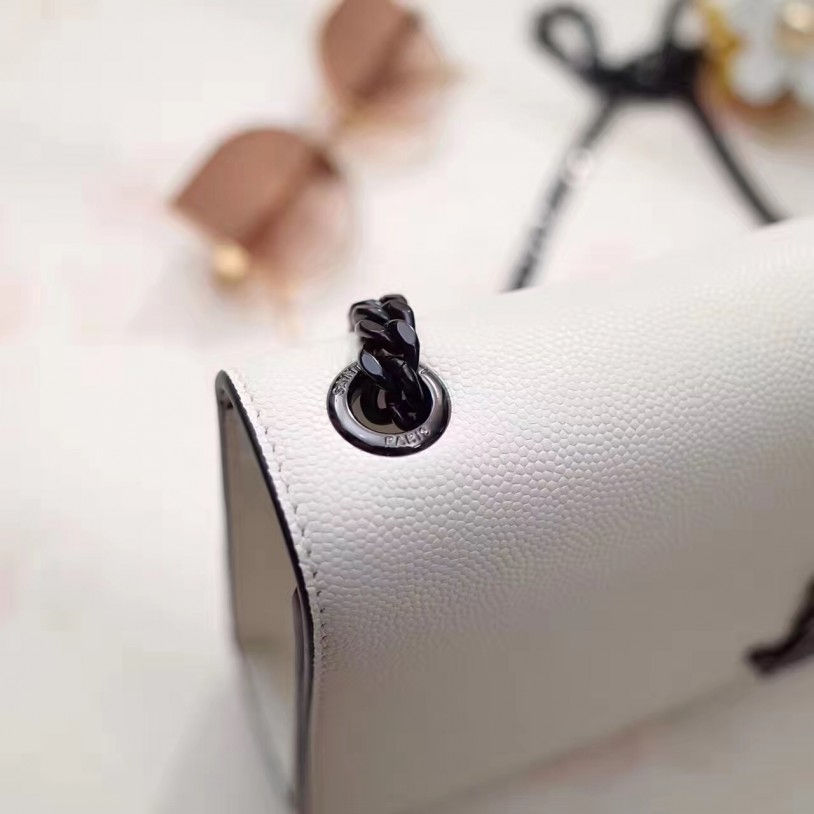 Thumbnail: YSL Classic KATE Satchel Grain De Poudre Textured Leather Bag