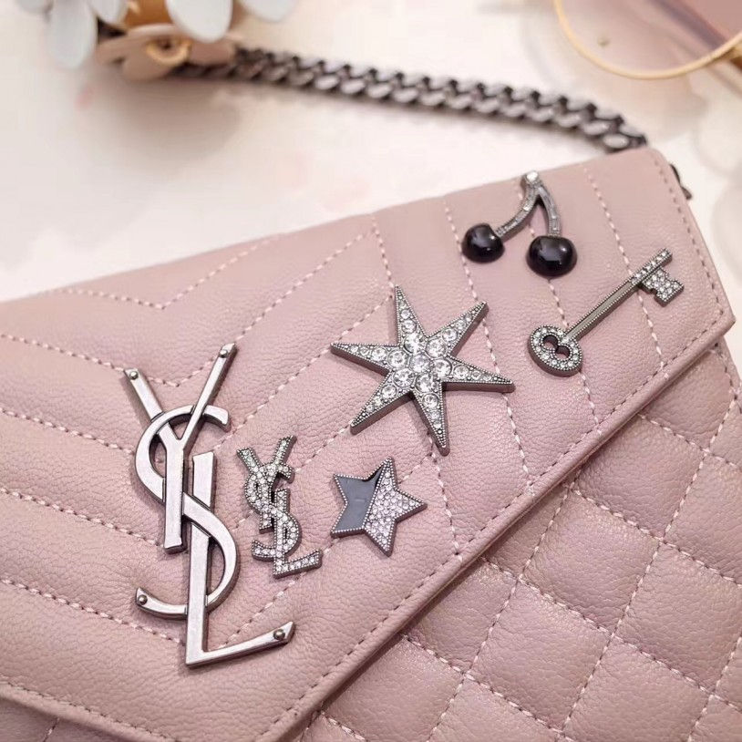 Thumbnail: YSL Monogram Charms Chain Wallet