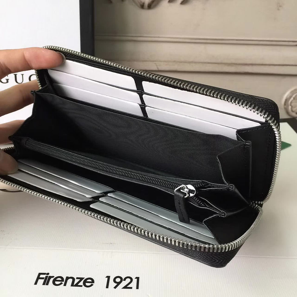 Thumbnail: Gucci Monogram Canvas Leather Wallet