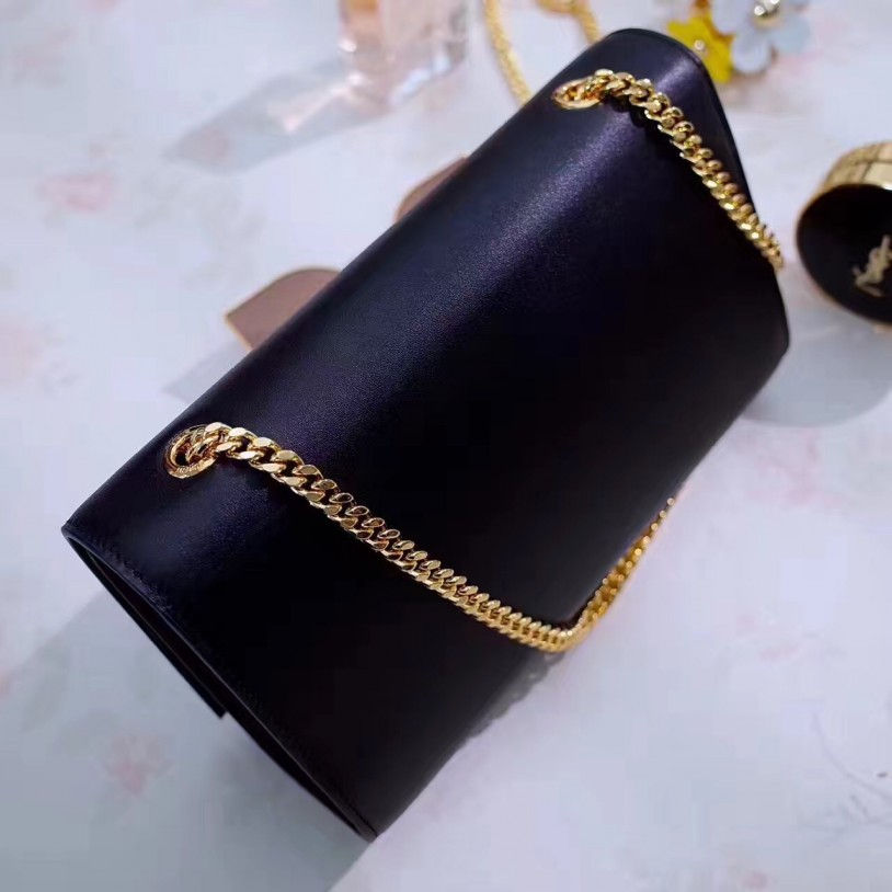 Thumbnail: YSL Classic KATE Monogram Tassel Satchel Gold-Toned Handware Bag