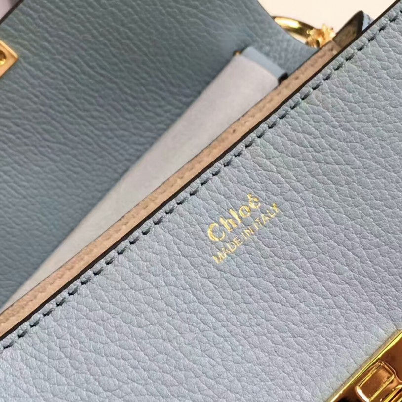 Thumbnail: CHLOE Motty Drew Mini Leather Shoulder Bag