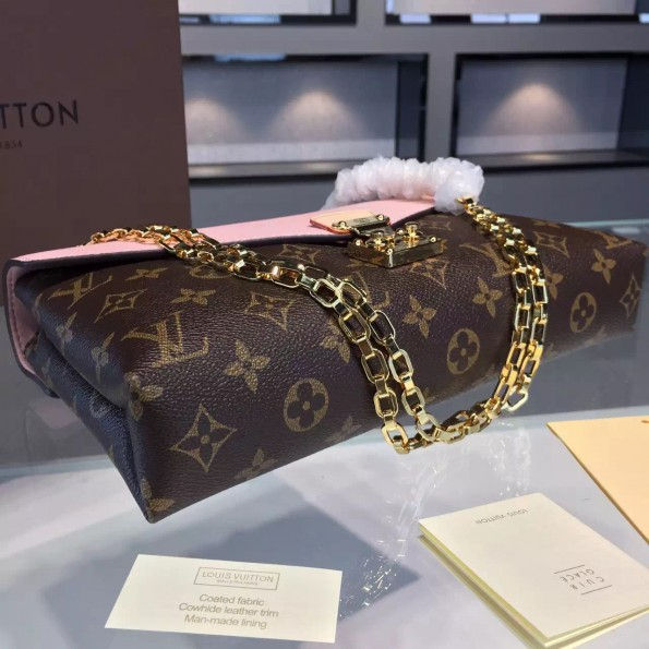 Thumbnail: LOUIS VUITTON Monogram Pallas Crossbody Leather Bag