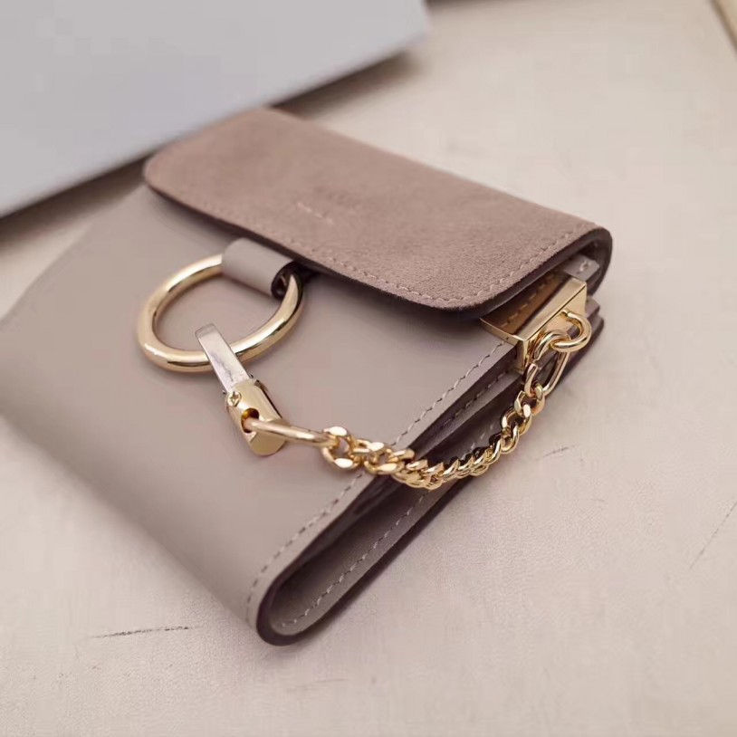 Thumbnail: CHLOE Faye Tote Leather Wallet Bag