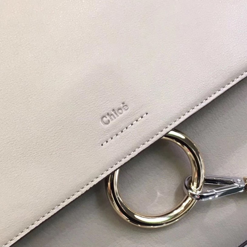 Thumbnail: CHLOE Faye Motty Shoulder Leather Bag