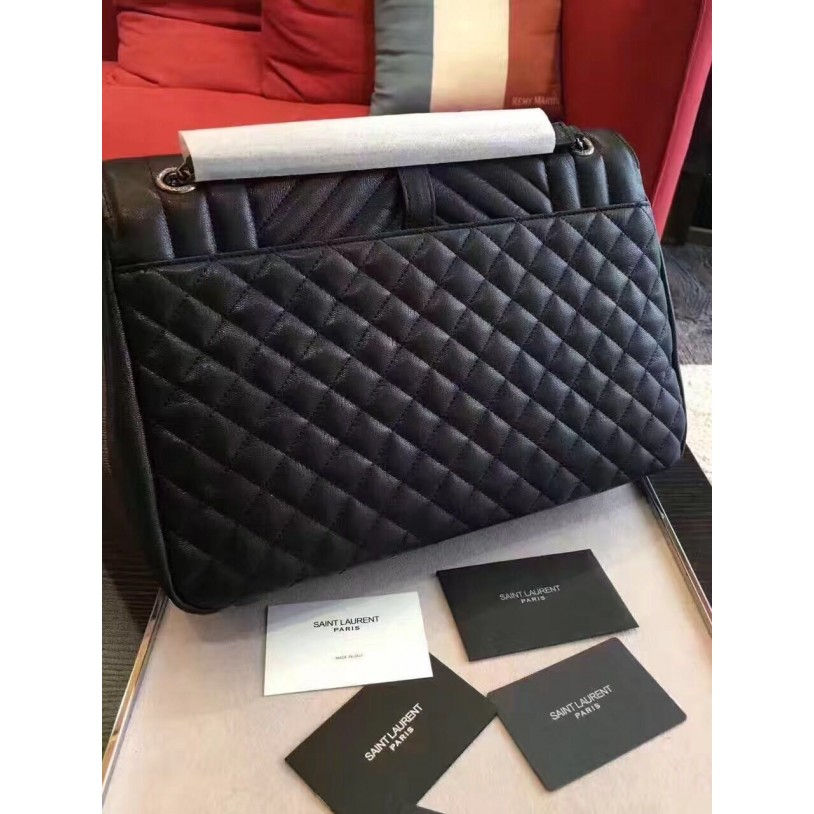 Thumbnail: YSL Classic Soft Envelope Mixed Matelassé Leather Bag