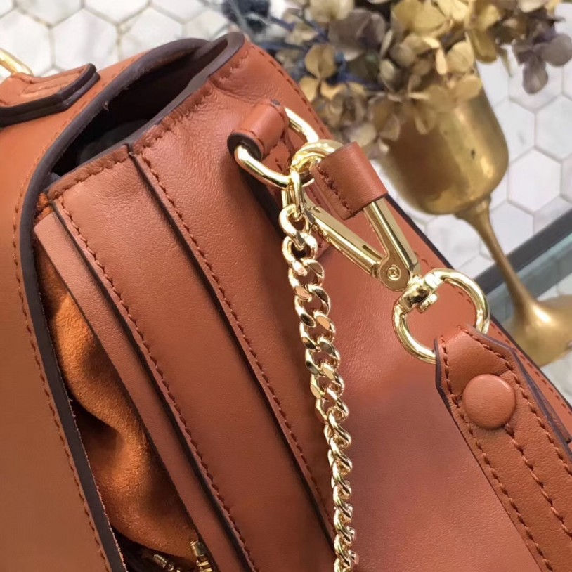 Thumbnail: CHLOE Faye Motty Shoulder Leather Bag