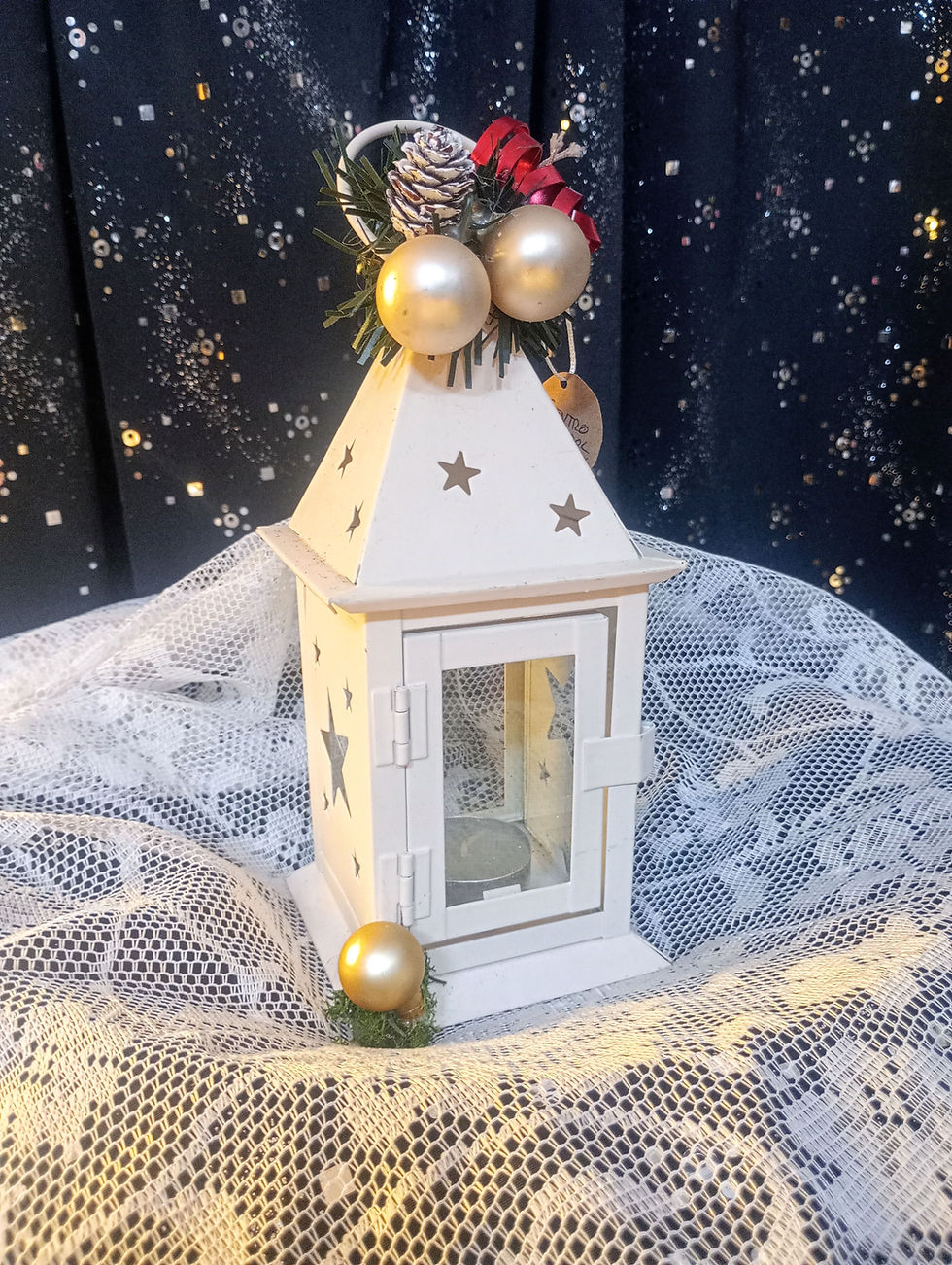 Farolillo pequeño blanco 18 cm. 