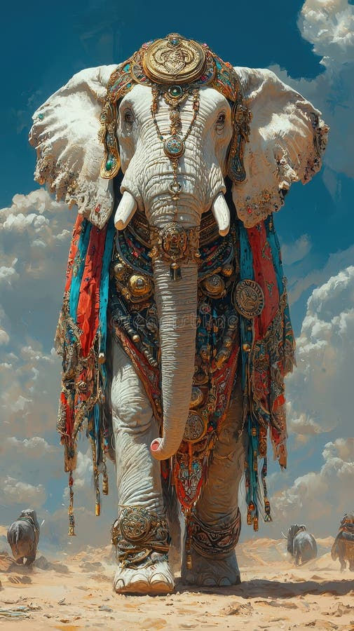 AI generated image of an Elephant