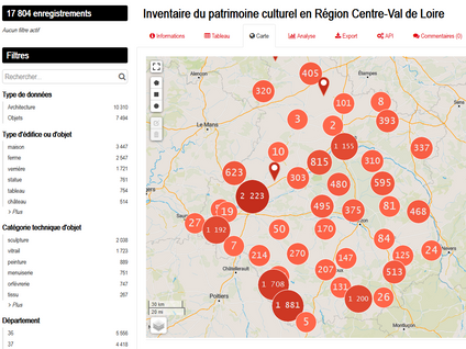 Patrimoine : les données de l'Inventaire régional disponibles en Open Data