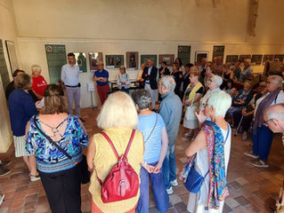 L'inauguration de notre exposition !