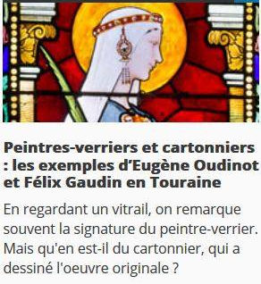 PEINTRES-VERRIERS ET CARTONNIERS : les exemples d’Eugène Oudinot et Félix Gaudin en Touraine