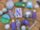 Northwestern Fan and Golf Enthusiast Birthday Cookies